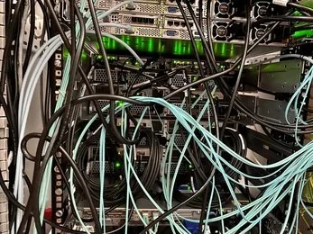 Industry standard messy wiring
