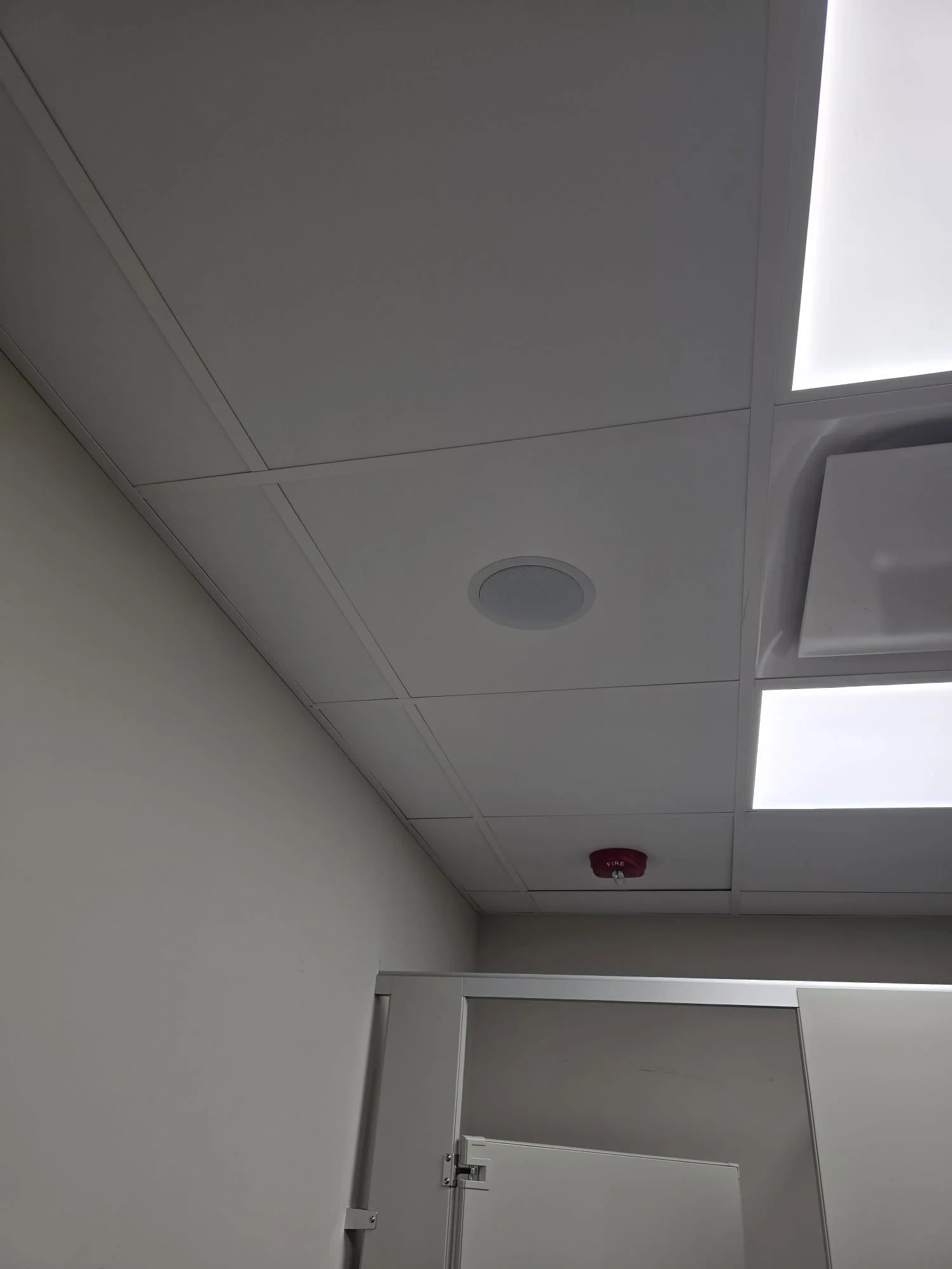 Ceiling-mounted WiFi access point for commercial wireless coverage